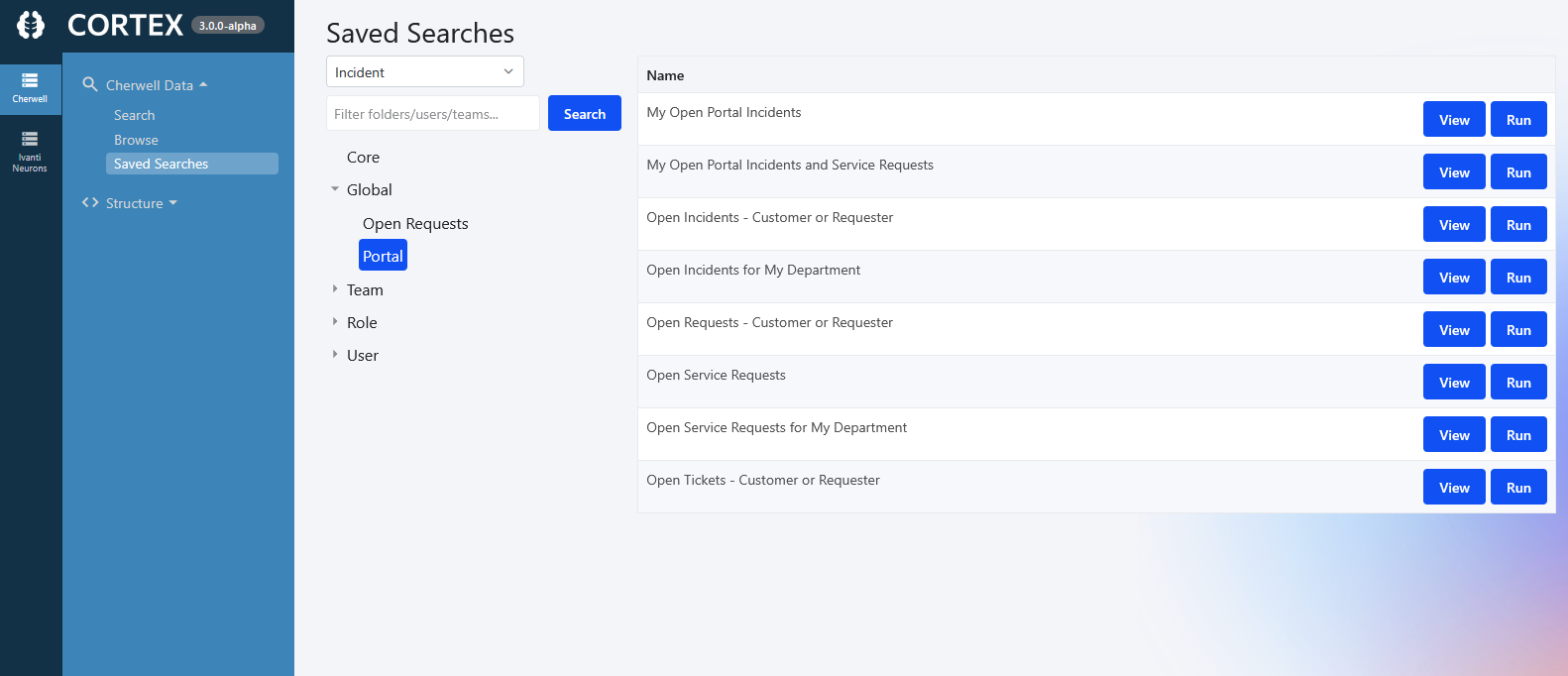 Saved Searches Scopes