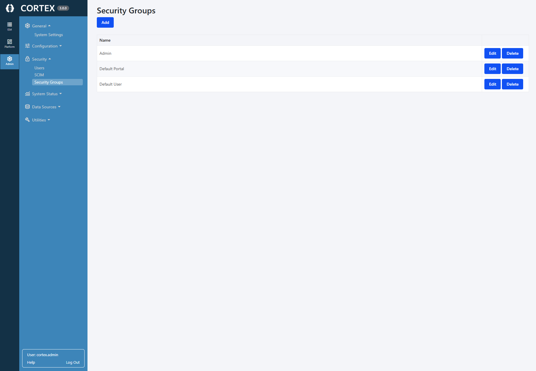 Adjust Security Groups